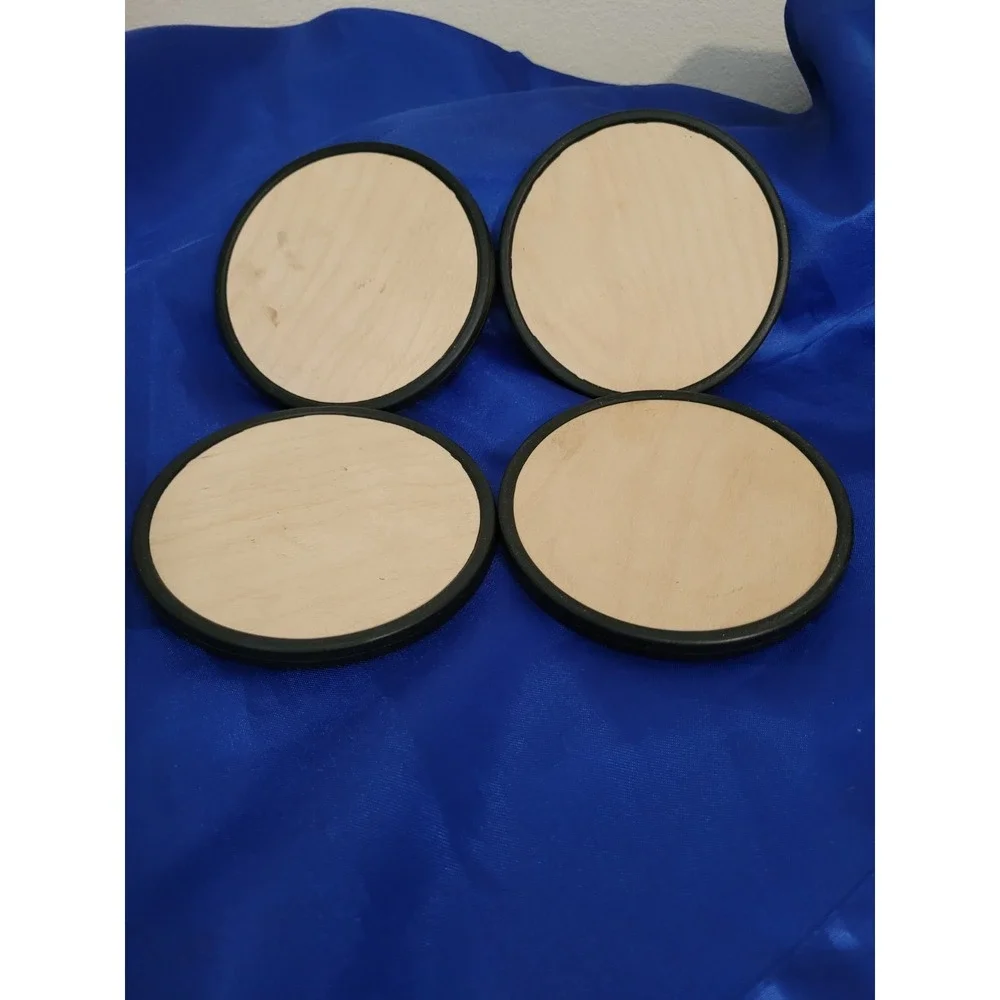 Dog Coasters Set of 4 Puppies Drinks Coasters for Coffee Table
